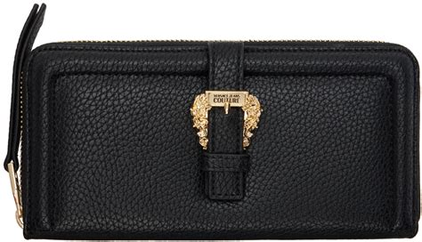 versace jeans black wallet|versace men's wallets sale.